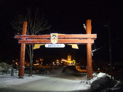 The gate to Donovaly