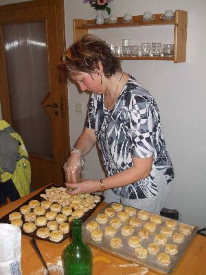 Zuzka is preparing a cake