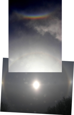 Joining a circumzenithal arc with a halo