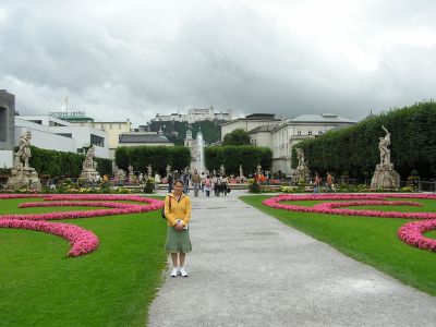 A Mirabell kert Salzburgban