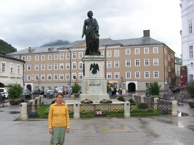 Mozartovo námestie v Salzburgu