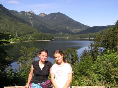 Janka és Tonka a Scwarzensee tónál
