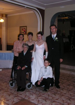Janka s časťou svojej rodiny