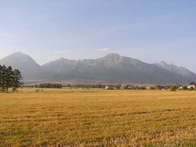 The High Tatras from the direction of Gerlachov